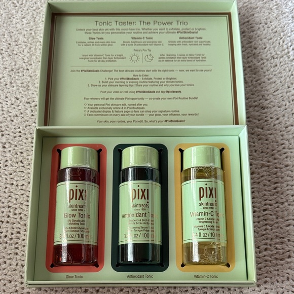 New Pixi Skintreats Tonic Trio Set - Picture 1 of 3